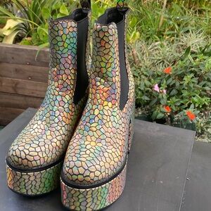 Colorful Ankle Boots